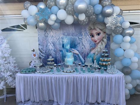 elsa frozen birthday theme